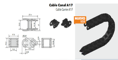 Cadena Portacable A17 Interior 10x10 x Metro sin Punteras - DNC CONVEYOR