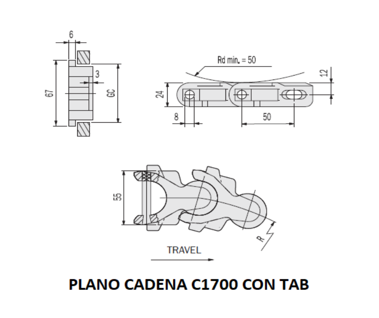 Cadenas Portacables Repuestos Para Lineas De Envasado Y Alimentos