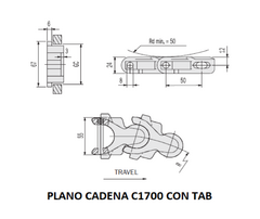 Cadena Tetra Cajonera 1701 Tab Rollo 3mts Ra en internet