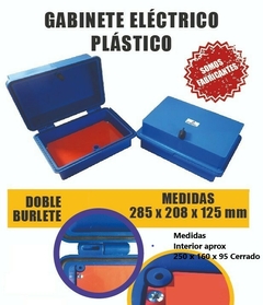 Gabinete Plastico Estanco Ip67 284x208x125 Azul Electrico Pp - comprar online