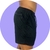 Shorts em Suede Preto - comprar online
