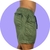 Shorts em Suede Verde Militar - comprar online