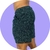 Shorts em Lurex Azul na internet