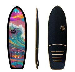 Skate Simulador de Surf 32" POWER COLORS - PRETO - comprar online