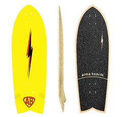 Shape de Skate Cruiser 31" RAIO AMARELO