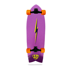 Skate Simulador de Surf 31" - Purple Lightning Bolt