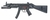 AEG ICS MP5 CES A4 TACTICAL FLASHLIGHT HANDGUARD FIXED STOCK