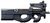 AEG KRYTAC FN P90 BK (FN HERSTAL LICENCIADA) - comprar online