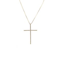Colar Crucifixo Dourado - comprar online