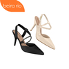 Scarpin Beira Rio 4122.1487 Sapato Salto Bico Fino Brilho Feminino