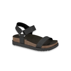 Sandalia Moleca Feminina Flatform Tratorada com Velcro 5500.101 - loja online