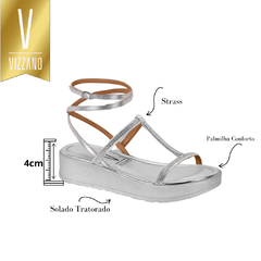 Sandália Flat Vizzano Premium 6492 - Luart Calçados