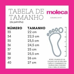 Sapatilha Moleca Feminina Mocassim 5737.211 - loja online