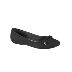 Sapatilha Feminina Flat Preto Moleca - 5094.1604