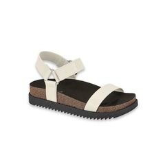 Sandalia Moleca Feminina Flatform Tratorada com Velcro 5500.101 na internet