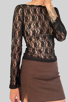 Remera ARABESQUE Reversible - Negro