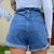 Short jeans hot pants com laço - comprar online