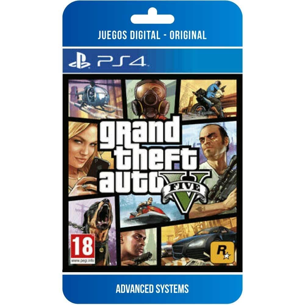 GTA V PS4 Digital Secundaria - Estación Play