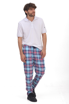 Pantalon Relax Turquesa