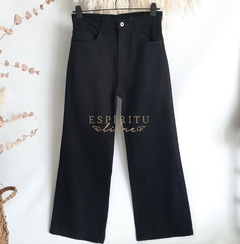 Jeans Wide Leg Negro - Espíritu Libre