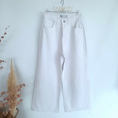 Jeans Wide Leg Blanco en internet