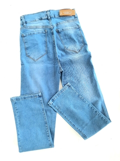 Jeans Celeste Recto Elastizado - tienda online