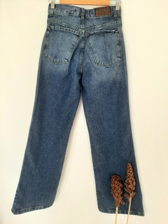 Jeans Wide Leg Azul Degradé - comprar online