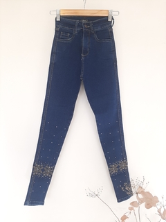 Jeans con Strass Dorado - comprar online