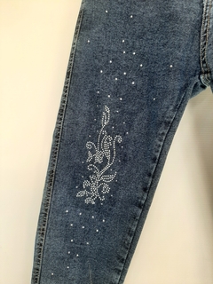 Jeans con Strass Plateado en internet