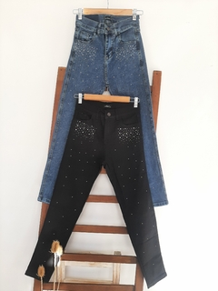 Jeans con Strass Lluvia - tienda online