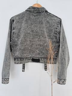 Campera Cargo de Jeans Gris en internet