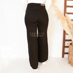 Jeans Wide Leg Negro - comprar online