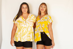 Blusa Cori Estampada con Botones