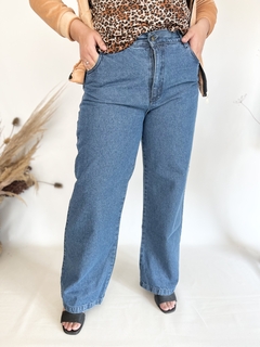 Jeans Wide Leg Blu