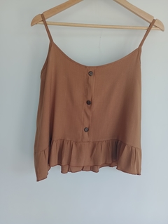 Musculosa de Lino con Botones