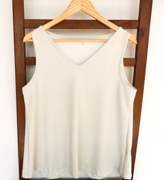 Musculosa Lurex Escote V