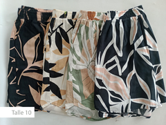 Short Magui de Lino Estampado - Espíritu Libre