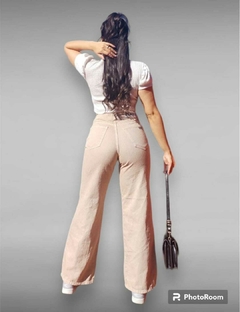 Jeans Wide Leg Beige - comprar online