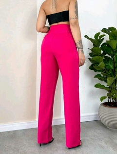 Calça Alfaiataria com Laço - Pink na internet