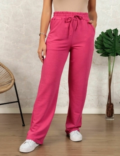 Calça Pantalona - Pink