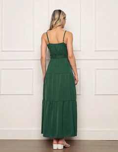 Vestido Longo - Verde Militar na internet