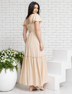 Vestido Longo - Nude - comprar online