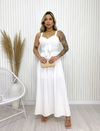 Vestido Longo Laço - Branco