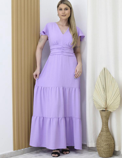 Vestido longo Duna - Lavanda