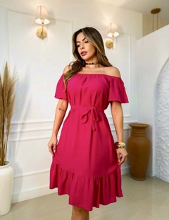 Vestido Ciganinha - Vermelho - comprar online