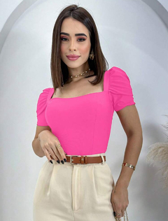 Bory Manga Princesa - Rosa Neon - comprar online