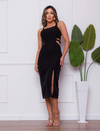 Vestido Midi Alfaiataria - Preto