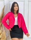 Blazer Croped Alfaiataria - Pink