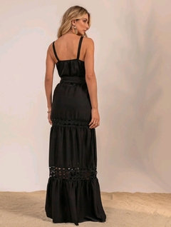 Vestido Longo Luxo - Preto - comprar online