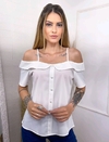 Blusa Ciganinha com alcinha - Branca